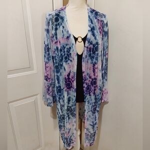 🌺 Like New Full Circle Trends Lounge/Swim Sheer Coverup